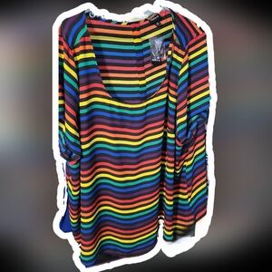 Torrid rainbow shirt